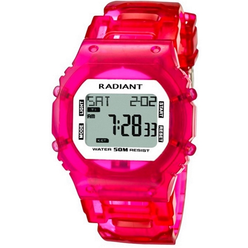 Radiant Radiant New Rainbow Ra-121603 Reloj De Pulsera Digital Para Mujer Color Rosa