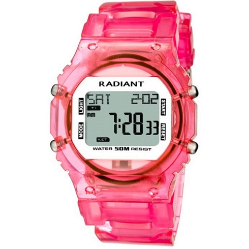 Radiant Radiant New Rainbow Ra121606 Reloj De Pulsera Digital Para Mujer Color Rosa