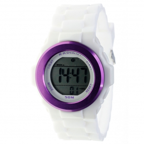 Radiant Radiant New Galaxy Ra-125603 Reloj De Pulsera Digital Para Chica Color Blanco