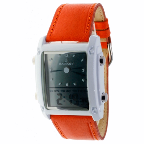 Radiant Radiant New Happy Ra-126603-naranja Reloj De Pulsera Digital Para Hombre Color N