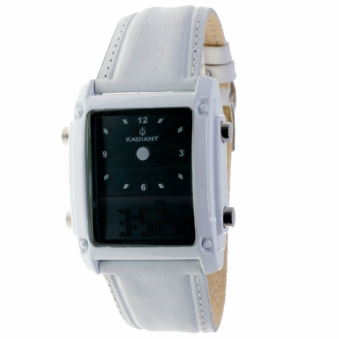 Radiant Radiant New Happy Ra-126602-blanco Reloj De Pulsera Digital Para Hombre Color Bl