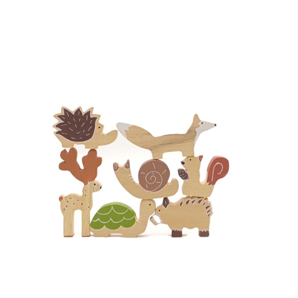 Familia de animales del bosque