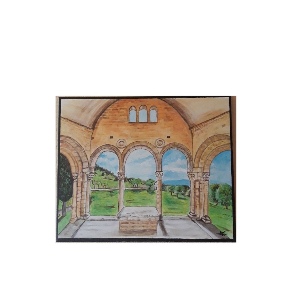 Cuadro Colección Arte en confinamiento "Altar del cielo" Oviedo