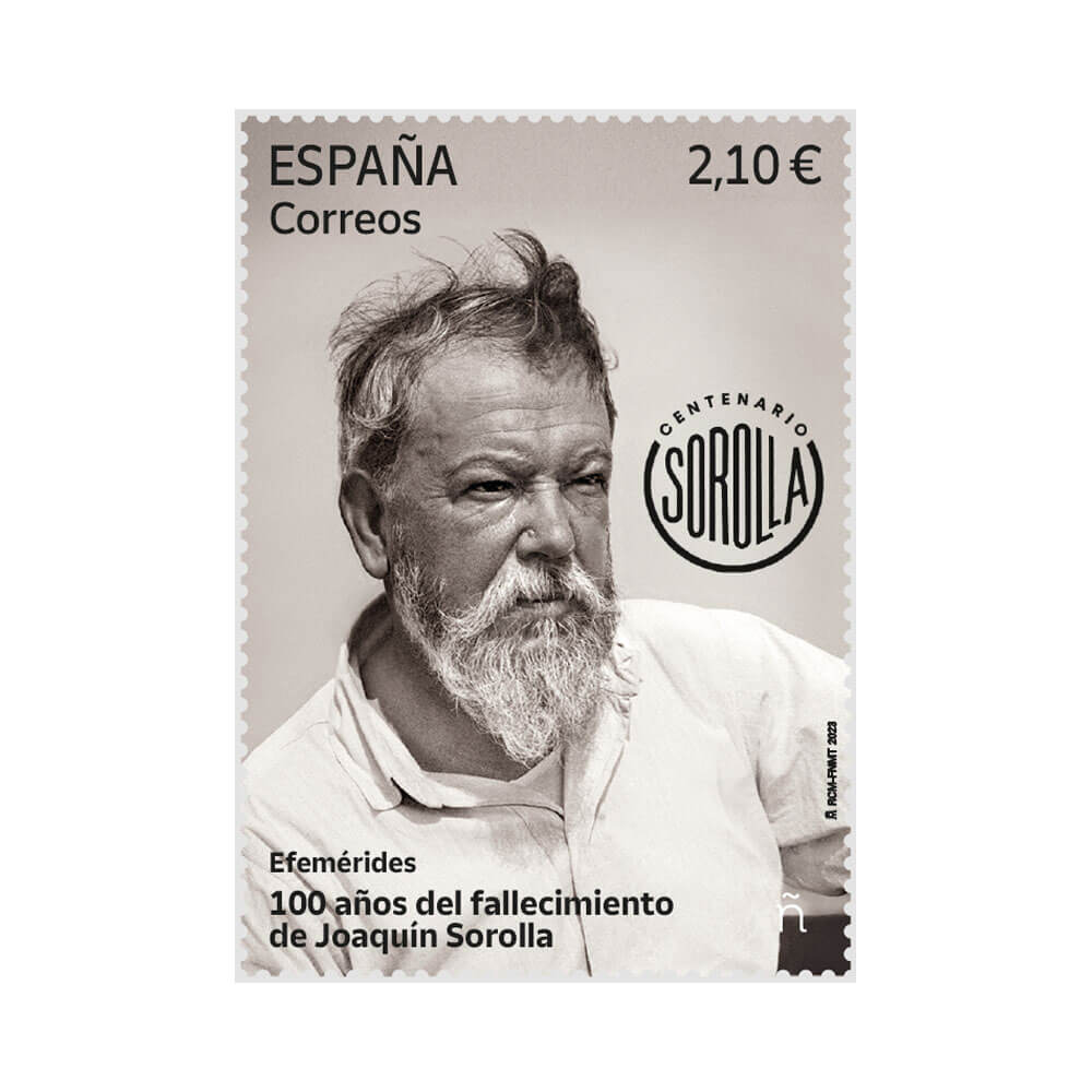 Sello Efemérides. 100 años del fallecimiento de Joaquín Sorolla Correos