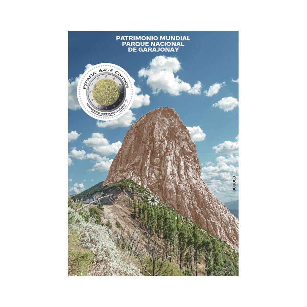 Sello Patrimonio Mundial. Parque Nacional de Garajonay Correos