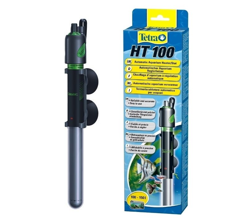 Tetra Calentador para acuarios automático de 100 A 150 Litros Tetra HT 100
