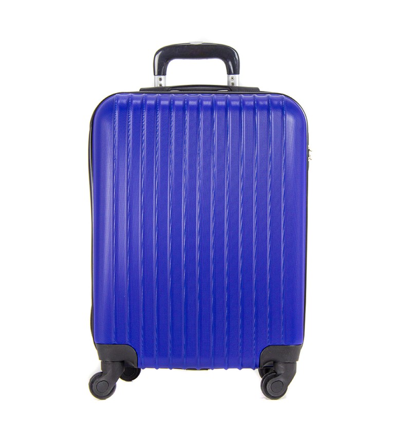 Coshano Maleta de cabina para viajar en avión 4 ruedas 360º azul
