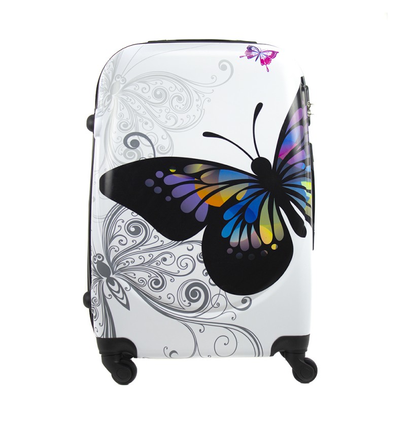 Modern & Fish Maleta de cabina con 4 ruedas giratorias 360º mariposa
