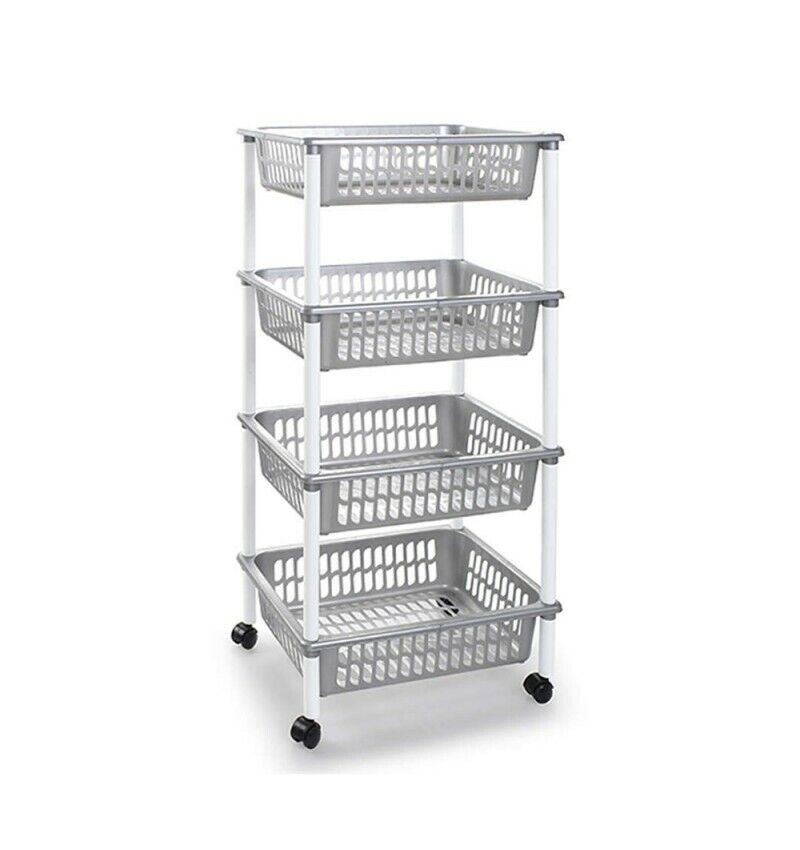 PlasticForte Verdulero esquinero plástico gris