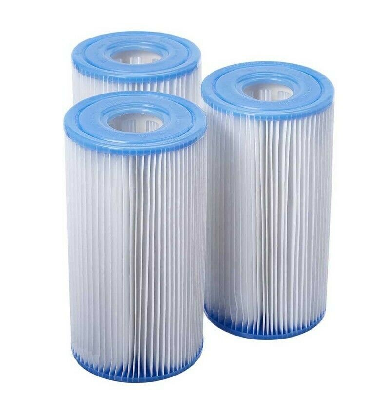 Intex Pack 3 filtros de agua cartucho tipo A para depuradoras de piscina