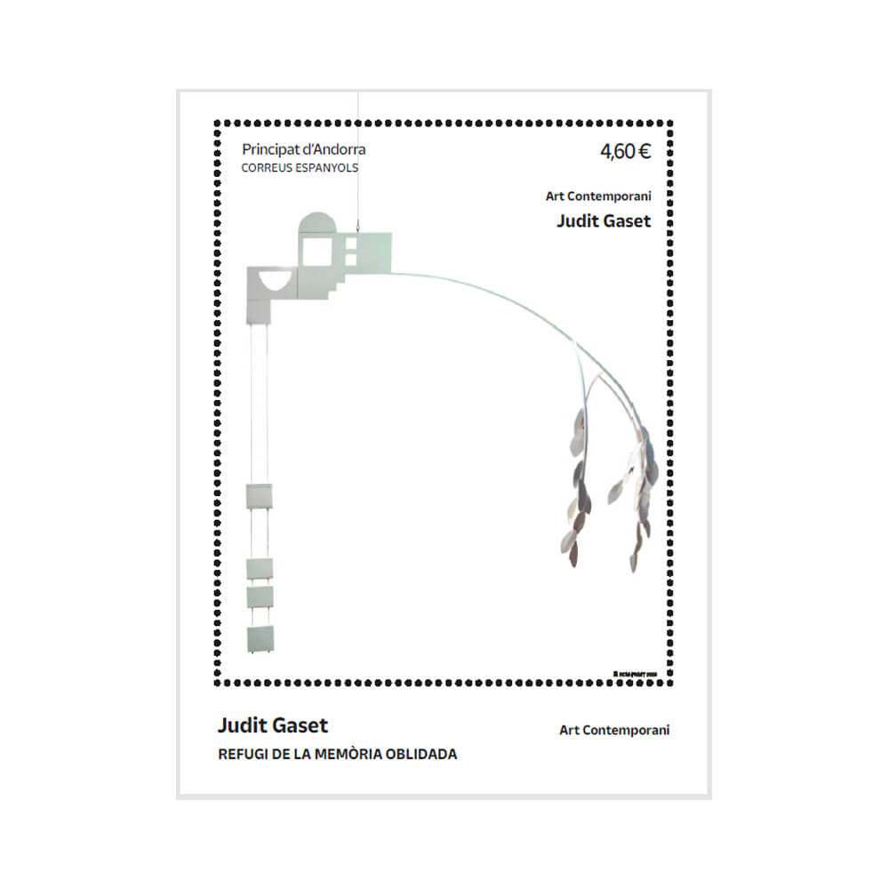 Sello Art contemporany Judit Gaset Correos