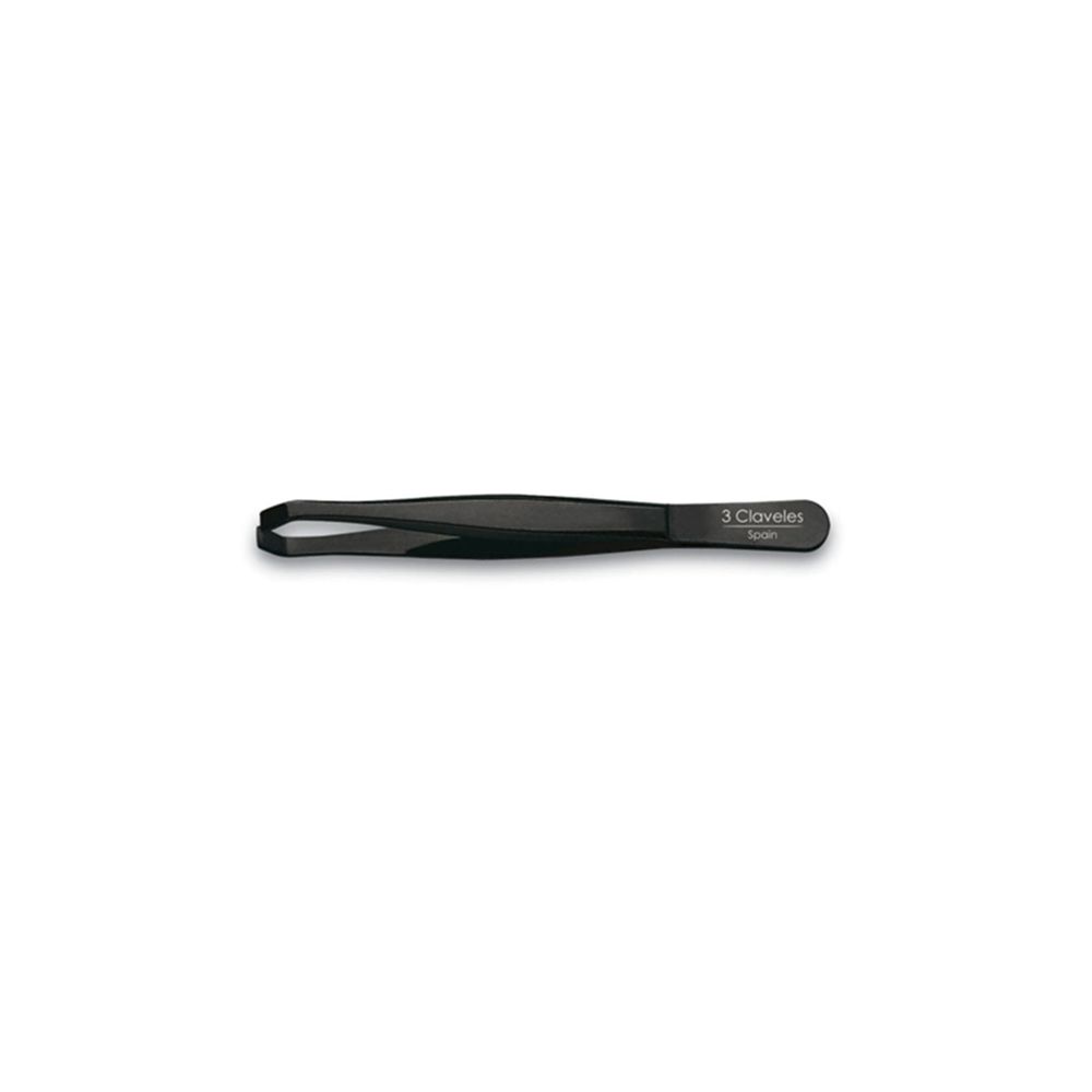 3 Claveles Pinza de Depilar Cangrejo Negra 9 cm