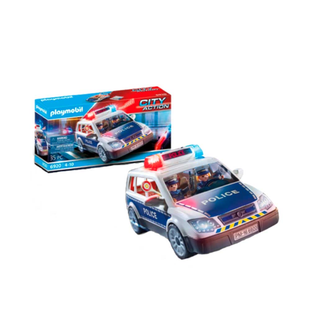 Playmobil Coche de Policía con Luces y Sonido 6920