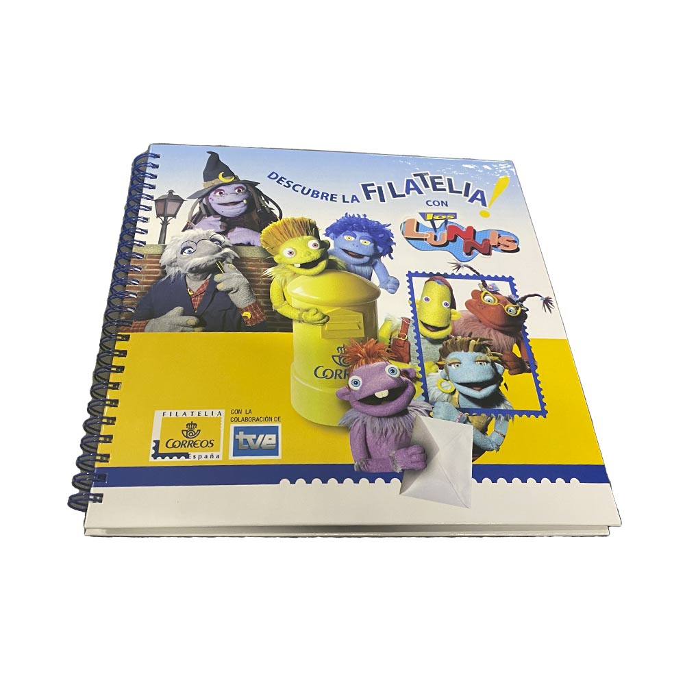Portada libro filatélico Los Lunnis Correos