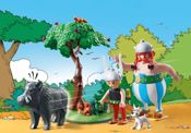 miniatura Playmobil Astérix La Caza Del Jabalí