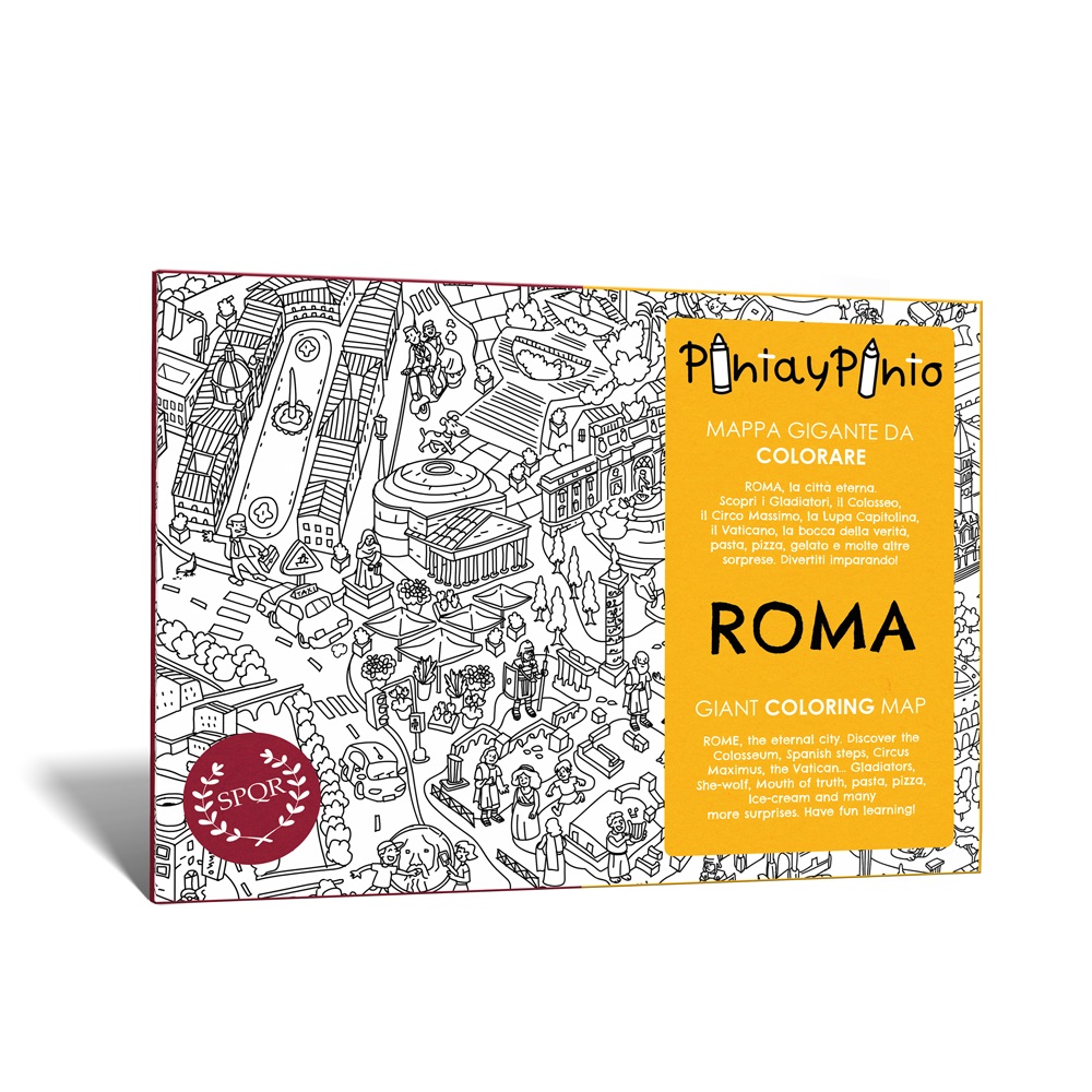 Pinta y Pinto Mapa gigante de Roma