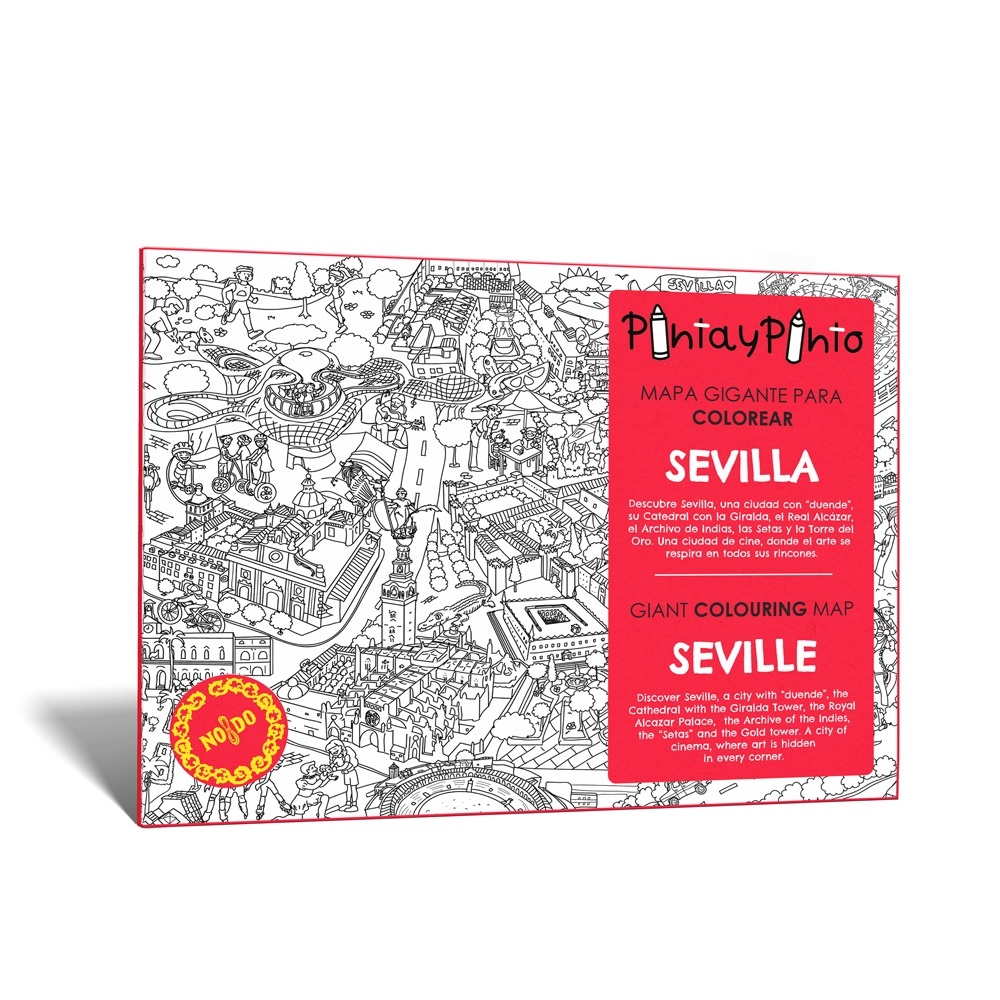 Pinta y Pinto Mapa gigante de Sevilla