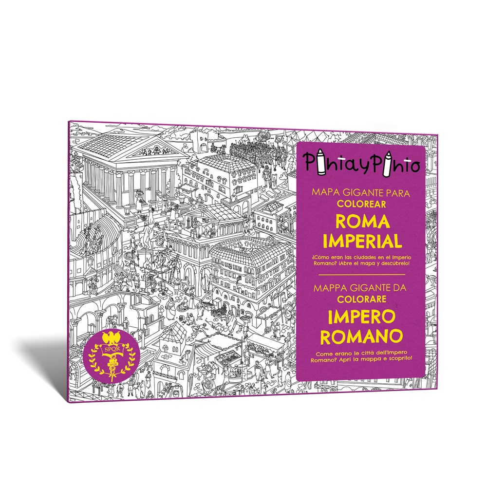 Pinta y Pinto Mapa gigante Roma Imperial
