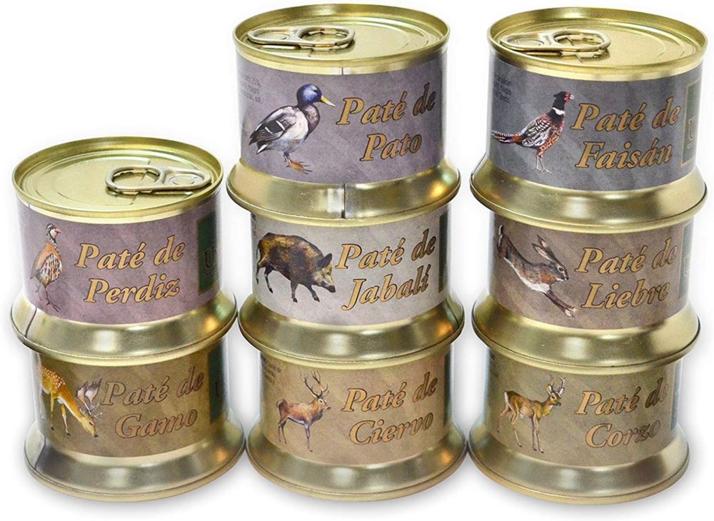 miniatura Paté de liebre trufado al Armagnac Montes Universales (135g)