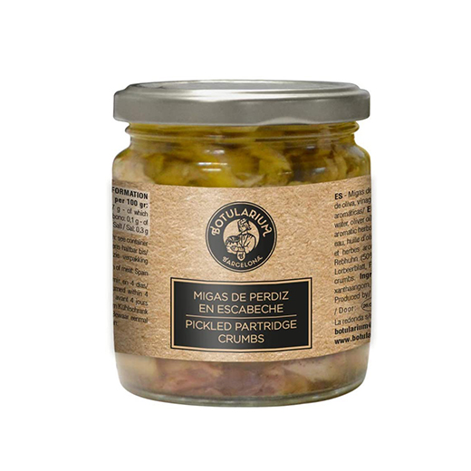 Migas de perdiz en escabeche Botularium 220g
