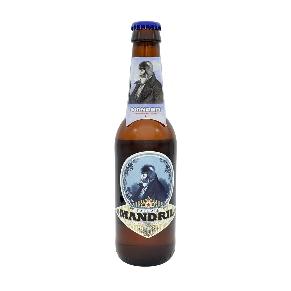 miniatura Cerveza Artesana Mandril Pale Ale - 12x0,33cl