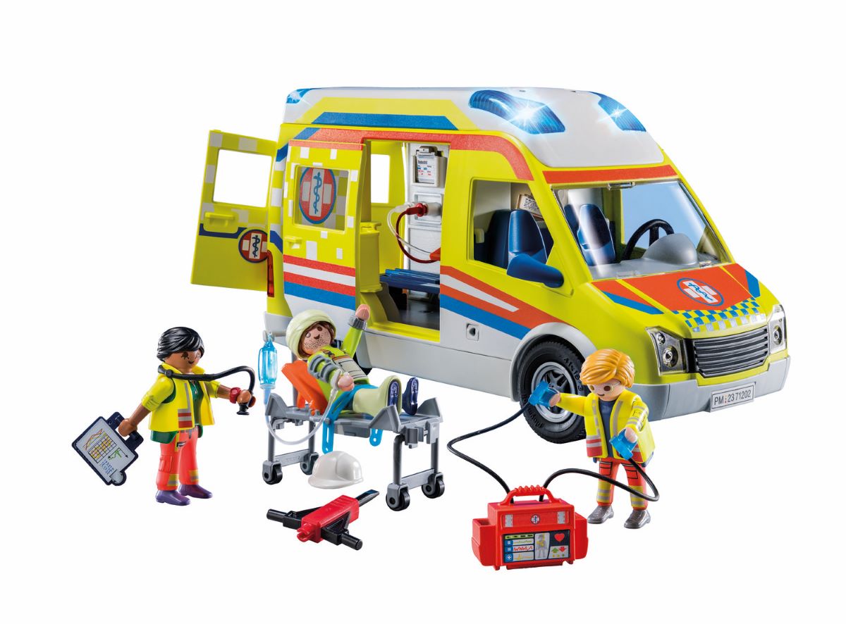 Playmobil Ambulancia con luz y sonido 71202 1