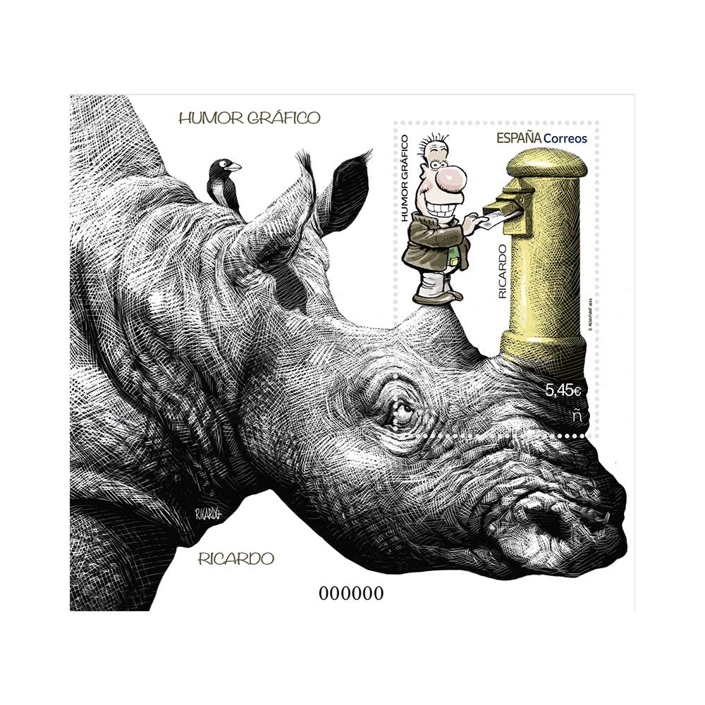 Sello Humor gráfico. Ricardo Correos