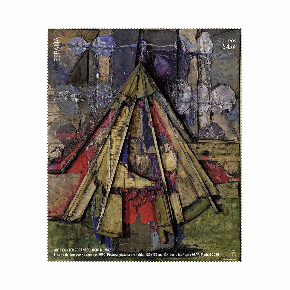 Sello Arte contemporáneo. Lucio Muñoz Correos