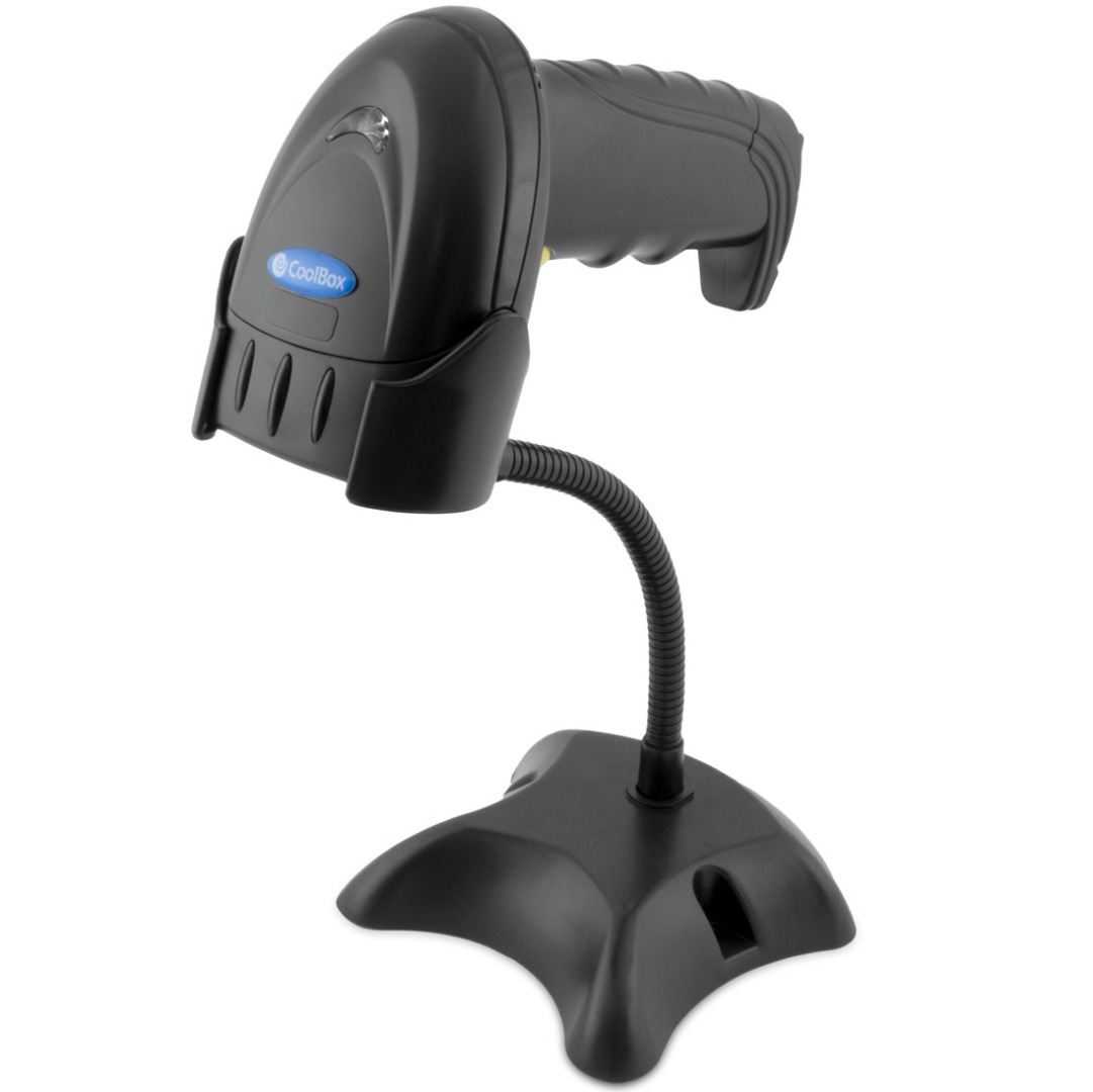CoolBox Lector de Códigos de Barras 1D USB Láser