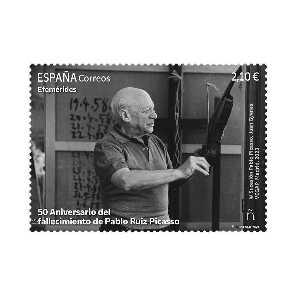Efemérides. Sello 50 Años del fallecimiento de Pablo Ruiz Picasso Correos