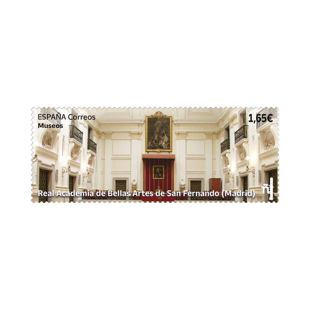 Sello Museos. Real Academia de Bellas Artes de San Fernando. Madrid Correos