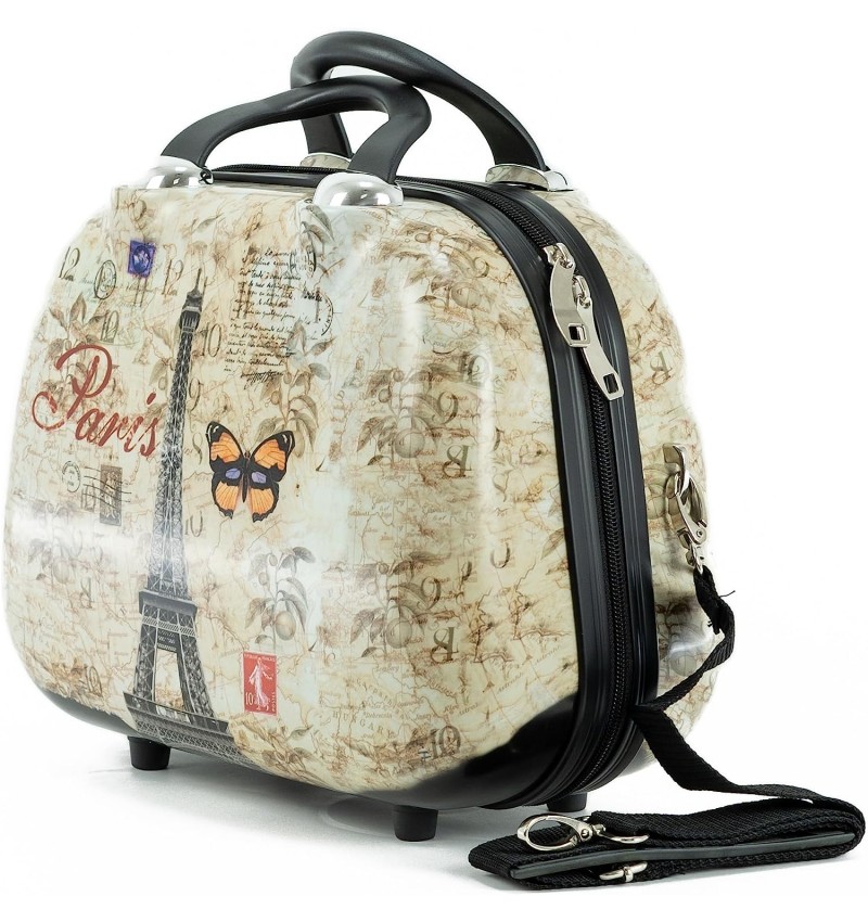 Coshano Neceser rigido con estampado de París