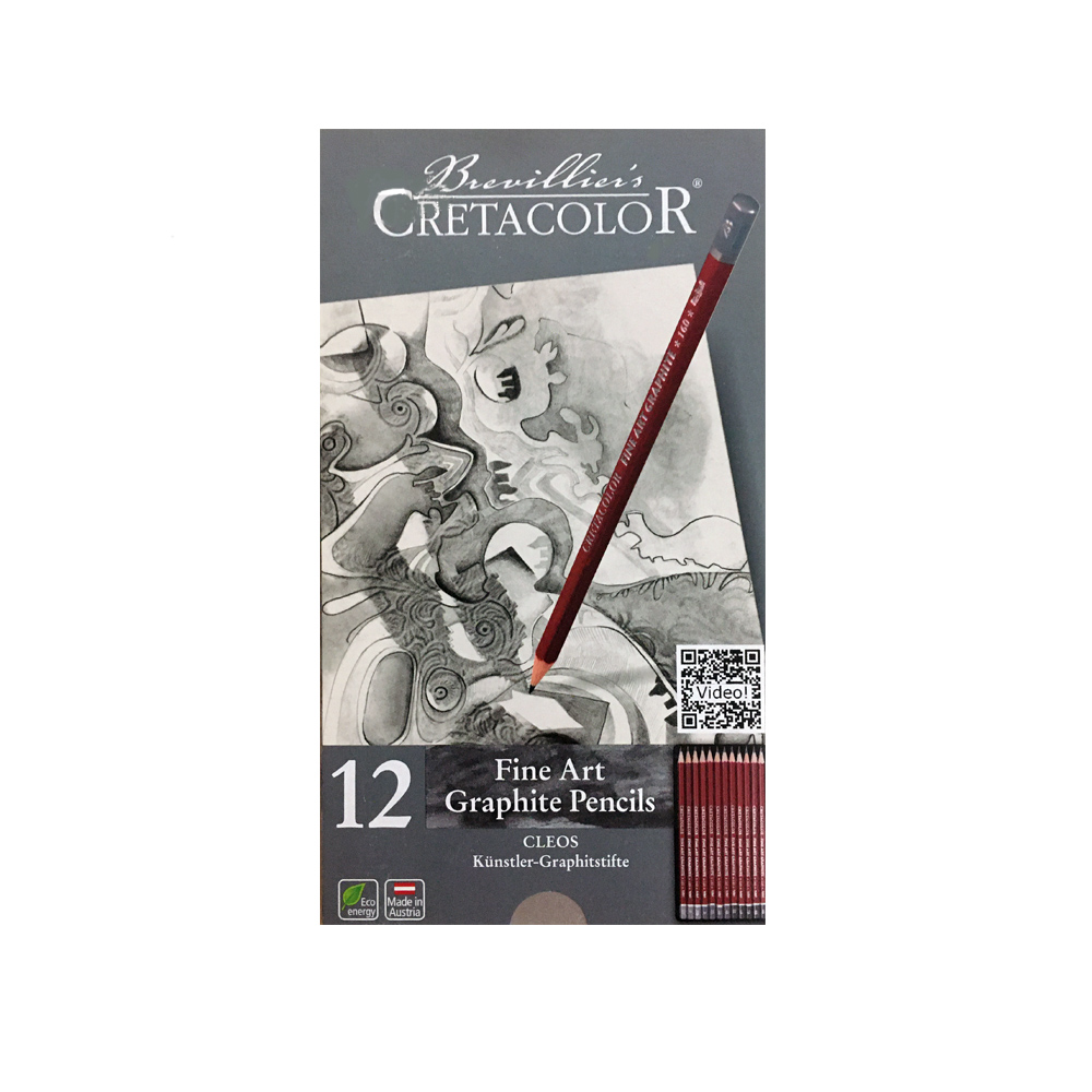 Caja metálica 12 lápices Cretacolor