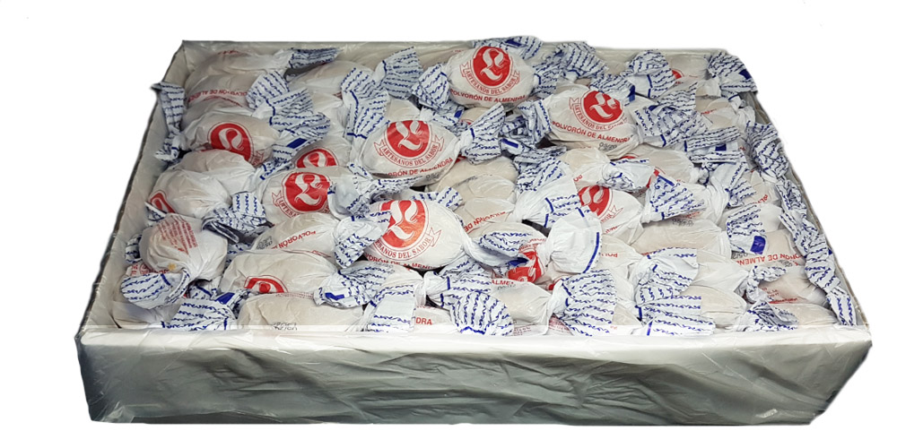 LAPASIÓN Polvorón de almendra papel seda, bolsa de 5 Kg