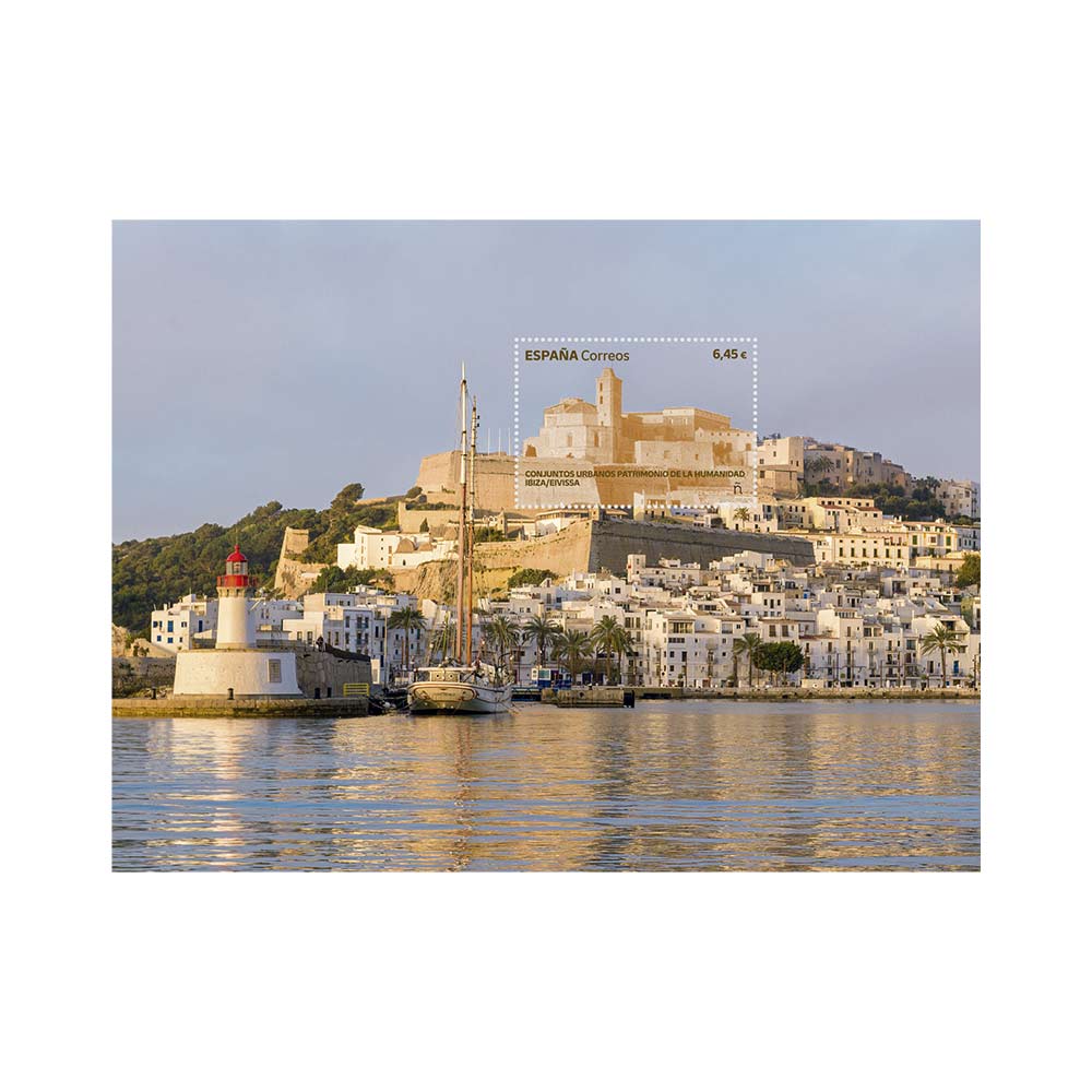 Sello Conjuntos Urbanos Patrimonio de la Humanidad. Ibiza/Eivissa Correos