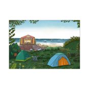 miniatura Reverso tarjeta postal prefranqueada Euromed 2023 | Festivales del Mediterráneo Correos