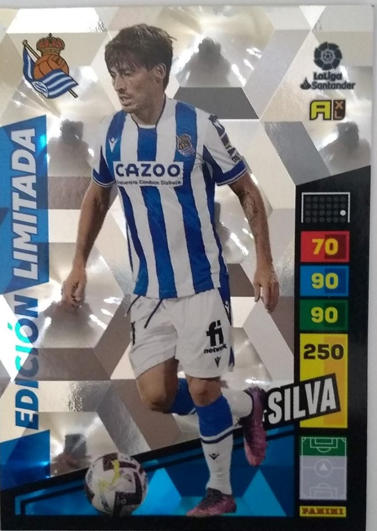 PANINI Cromo de SILVA Edición Limitada ADRENALYN XL 2022 2023 Jugón191