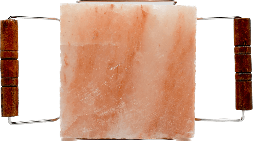 Wassy Himalaya Plancha Sal Rosa del Himalaya con soporte 3kg