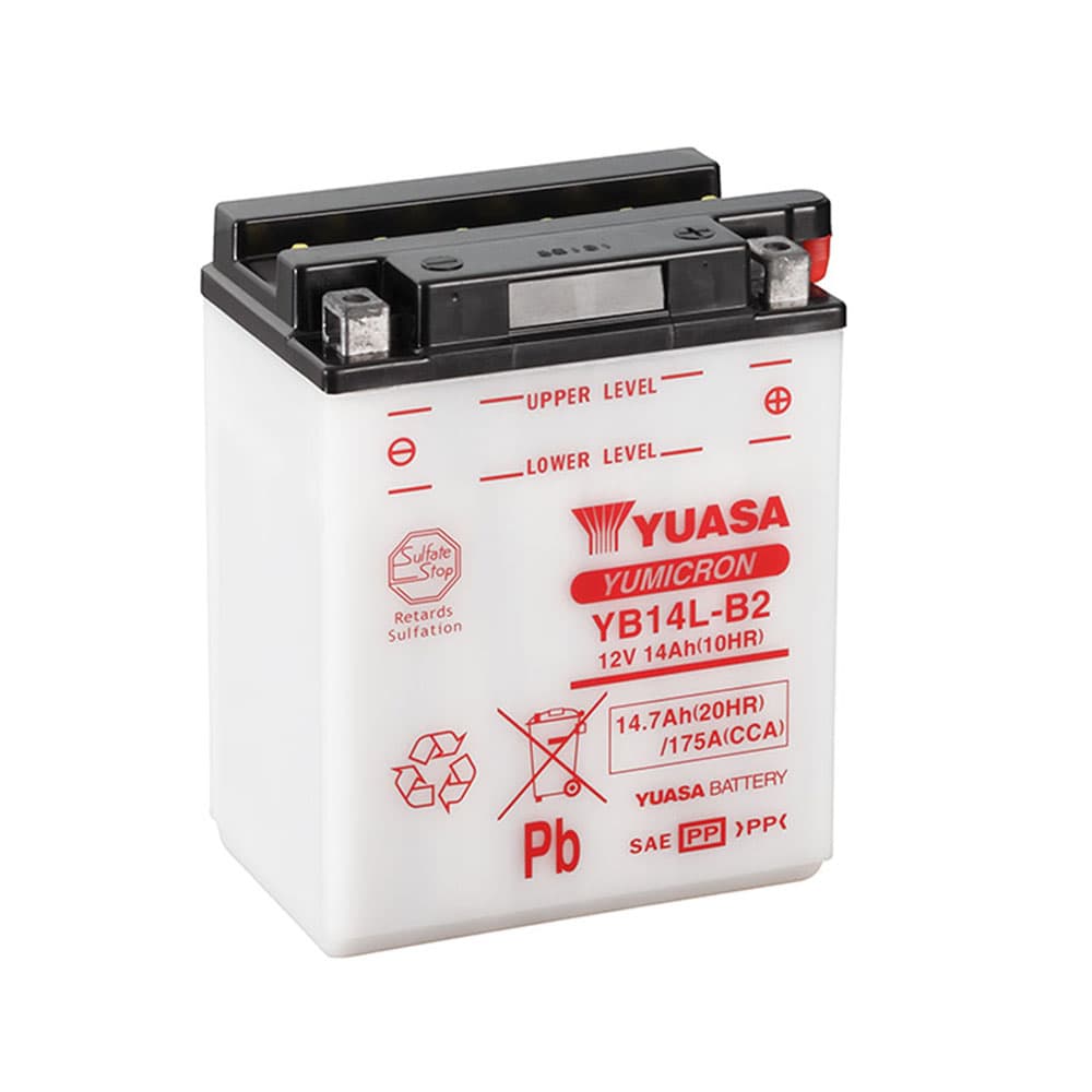 Batería de Moto YUASA YB14L-B2 14Ah 12V