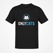 miniatura camiseta-only-cats-graciosa