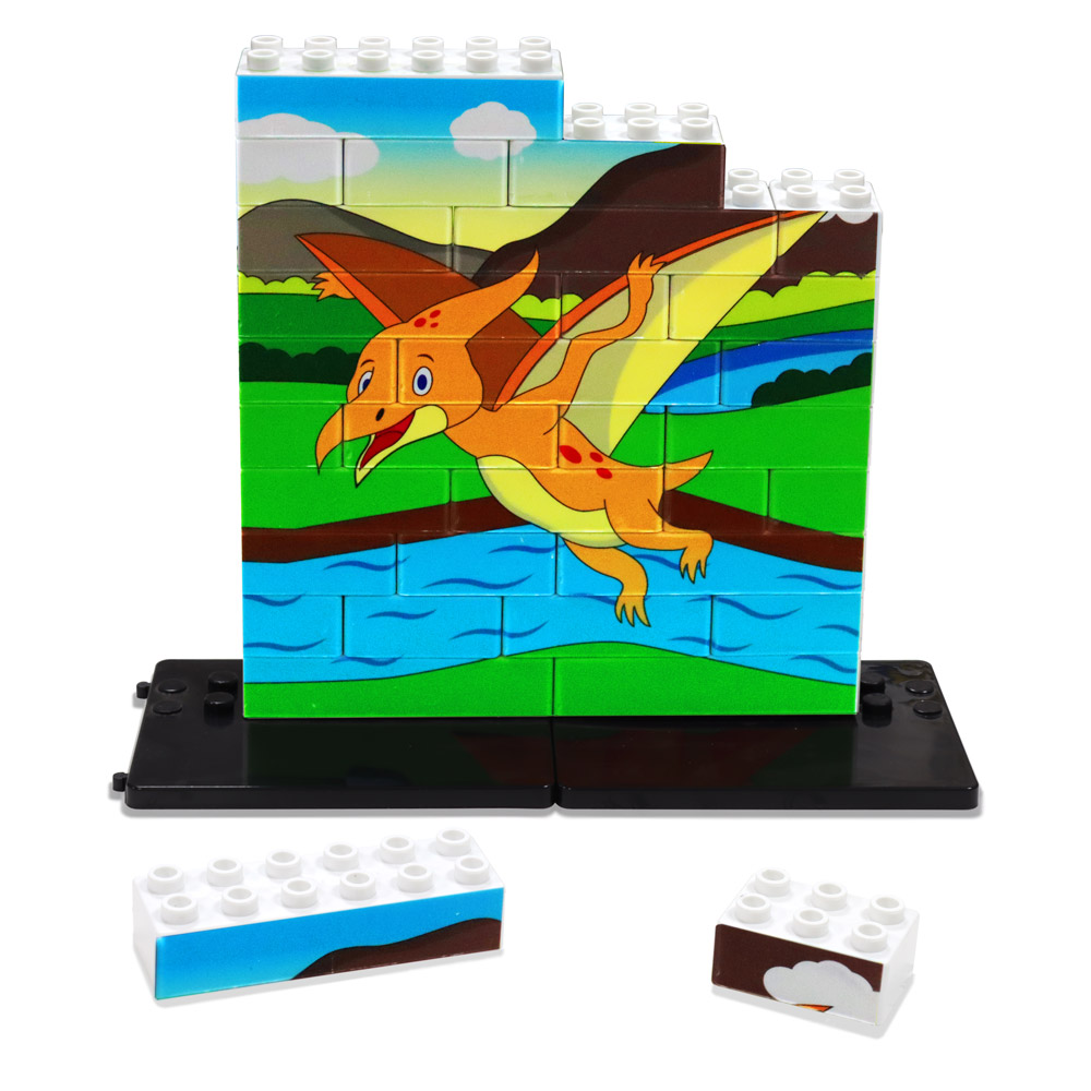 Game Movil Puzle vertical Pterodáctilo - caja de 32 piezas