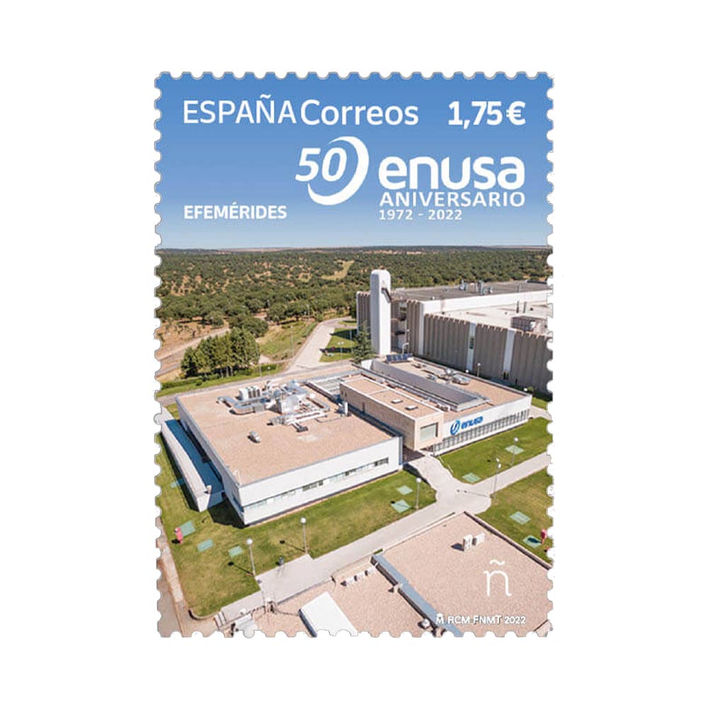 Sello 50 Años ENUSA Correos
