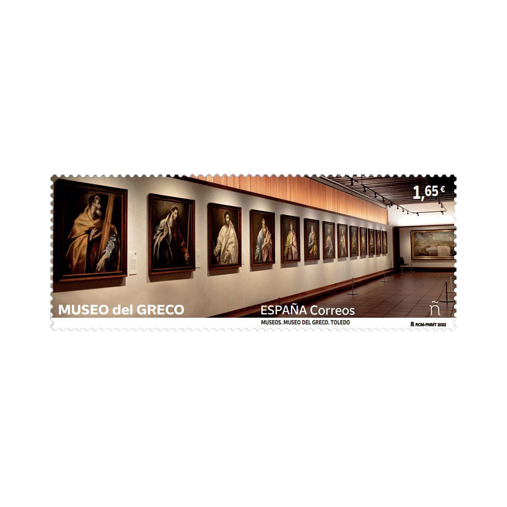 Sello Museo del Greco. Toledo Correos