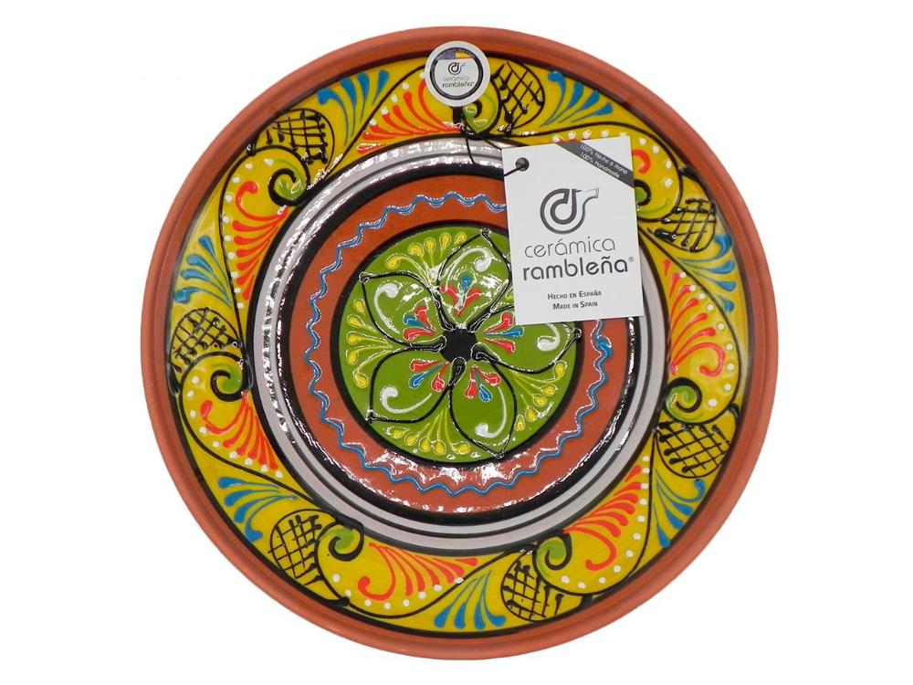 Plato decorativo - 35x35x4.5 cm - Plato pared Modelo 10|L