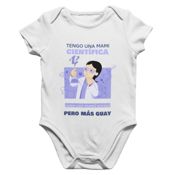 miniatura Body para bebé Mamá Científica. 100% Algodón