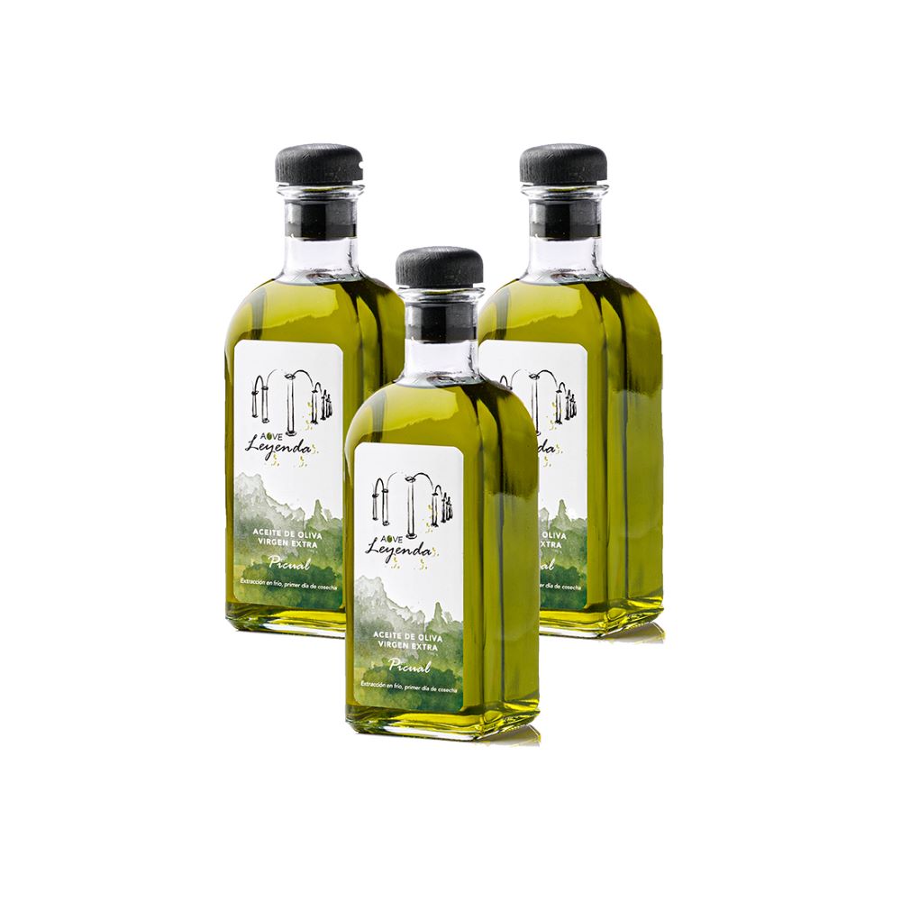 Aove Leyenda Aove Premium Picual Botella Trans. 3x500 ml