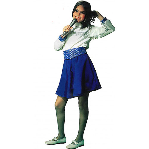 Disfraz de Cantante niña Infantil.