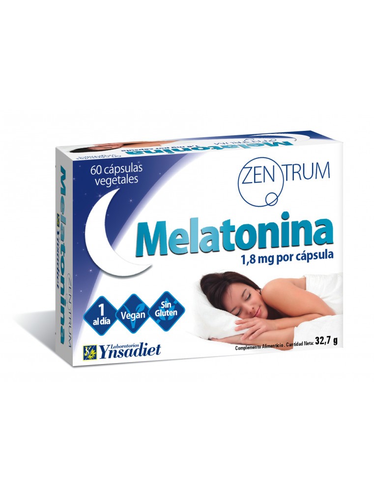 Ynsadiet Zentrum Melatonina 60 Cápsulas Vegetales