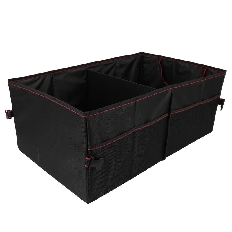 Ecenter Organizador maletero vehiculo, plegable, ordena los envases