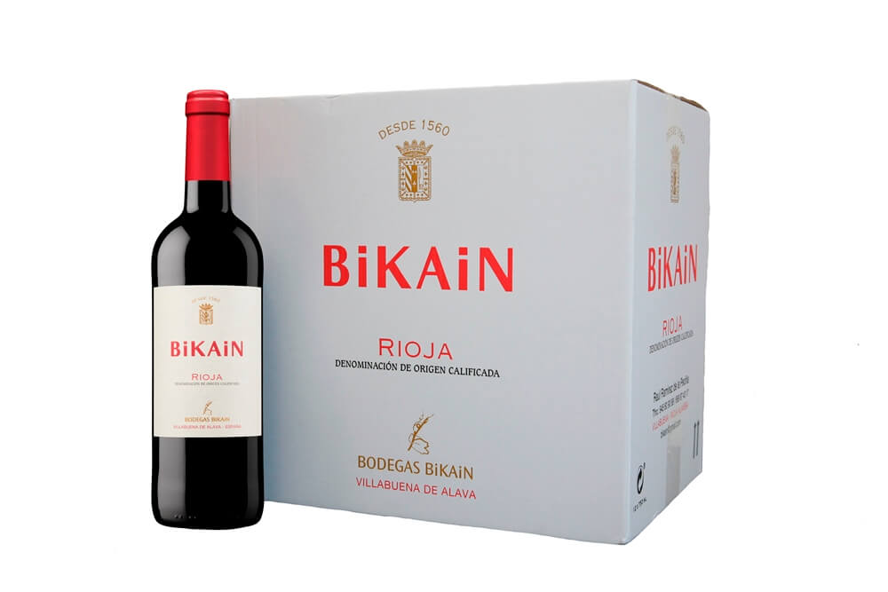 Caja 12 botellas de vino tinto DOC Rioja 2020 - 12 x 75 cl